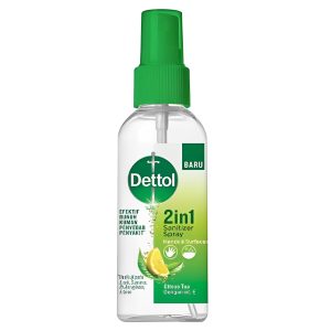 Dettol Hand Sanitizer & Surfaces Spray 2In1 Citrus Tea 50 ml