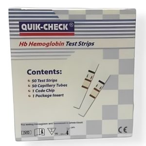 Strip Tes Hb Hemoglobin Quick Check Isi 50 Test Strip